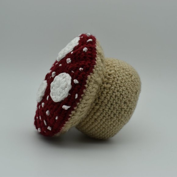 Handcrafted Crochet Plush Mushroom - Picture 5 of 7